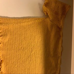 Off the shoulder crop top